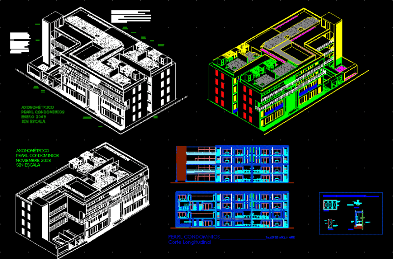 Pearl Condos DWG Section for AutoCAD