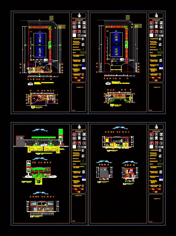 Pemex Gas Station DWG Full Project for AutoCAD