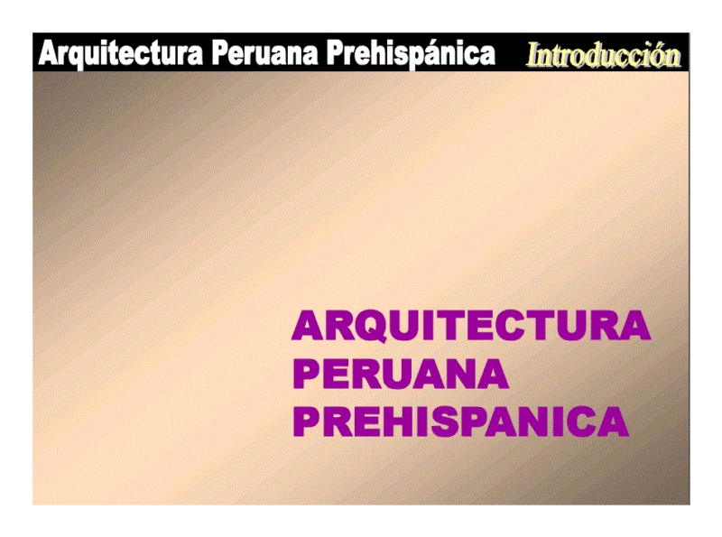 Peruvian Prehispanic Architecture PDF (Document)