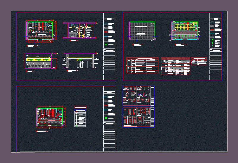 Pharmacy DWG Section for AutoCAD