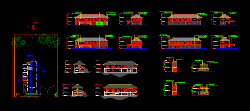 Philippine Ancestral House DWG Plan for AutoCAD