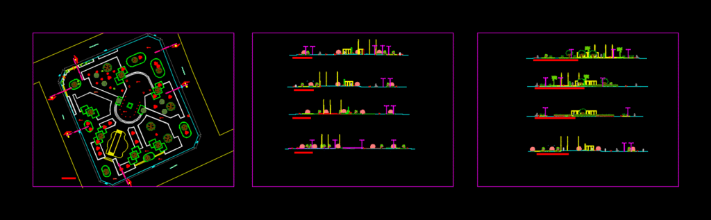 Pimentel Park DWG Block for AutoCAD