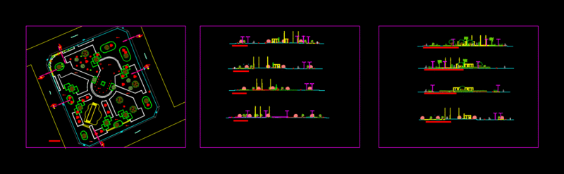 Pimentel Park DWG Block for AutoCAD