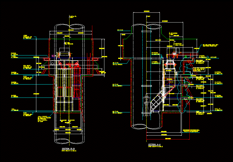 Pique (Shaft) – Charging Station DWG Block for AutoCAD
