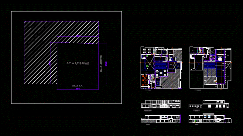 Piurano Cultural Center DWG Full Project for AutoCAD