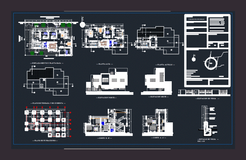 Plane DWG Block for AutoCAD
