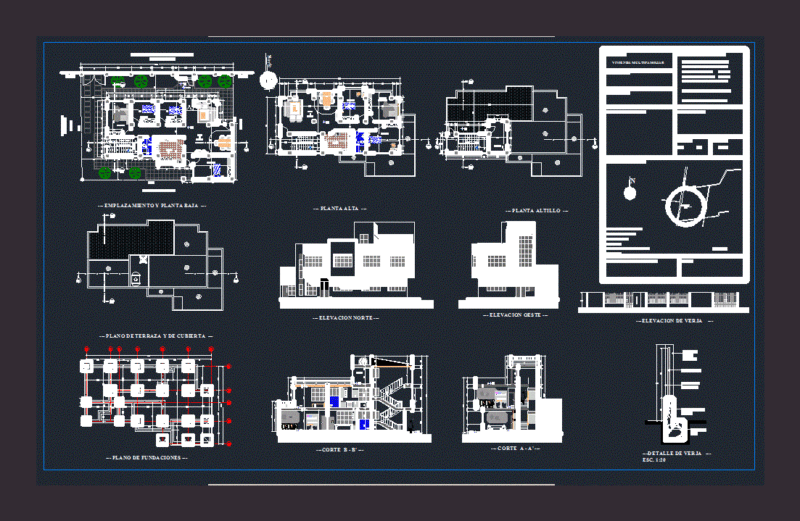 Plane DWG Block for AutoCAD