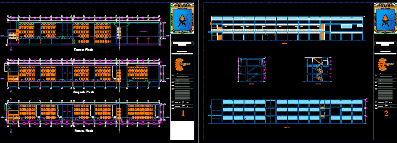Plane Engineering Faculty DWG Plan for AutoCAD