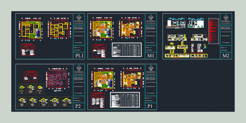 Plane Finishes (Home Room) DWG Detail for AutoCAD