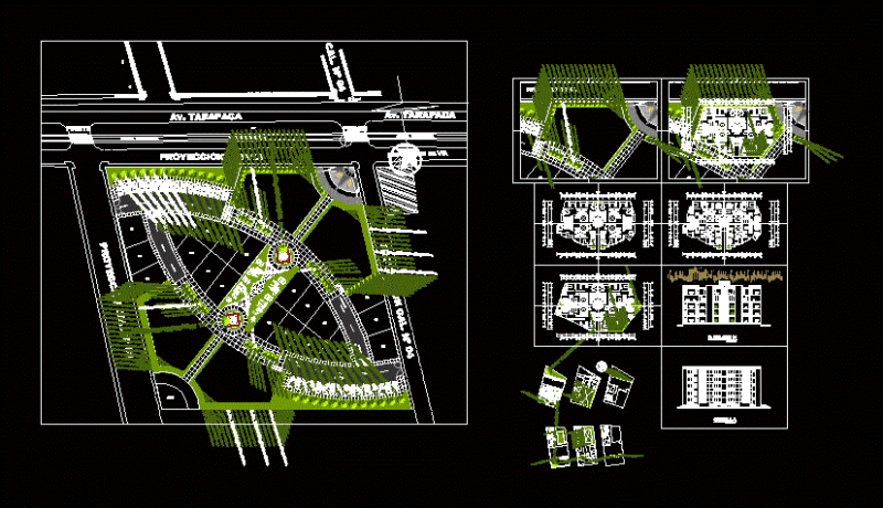 Planimetry – Residential DWG Full Project for AutoCAD