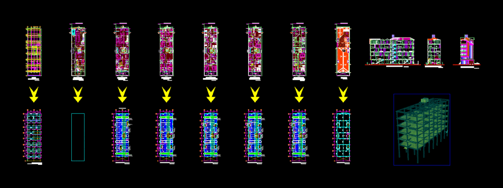 Planning A Building Multi DWG Block for AutoCAD