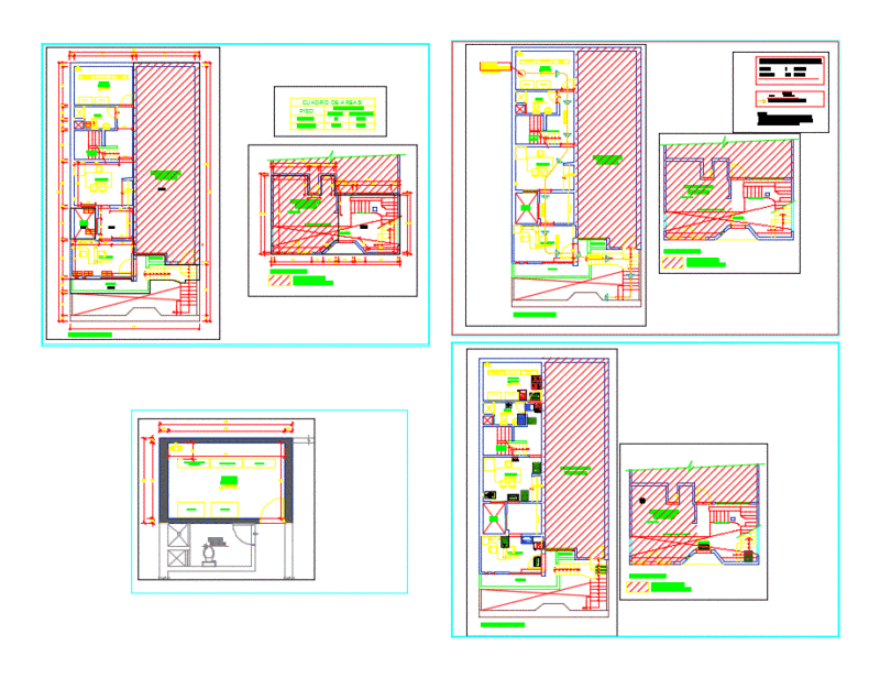 Planning Office DWG Block for AutoCAD