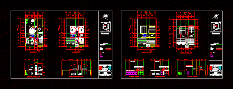 Plano Arquitectonico – House – Bedroom DWG Block for AutoCAD