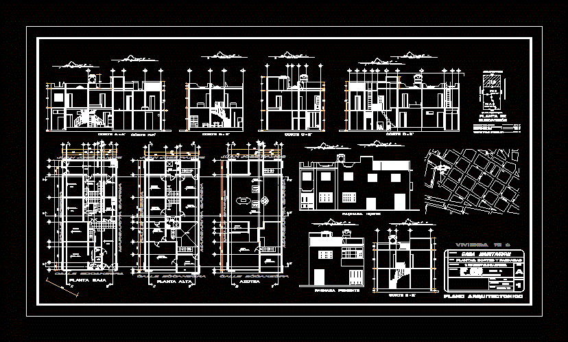 Plano Arquitectonico DWG Block for AutoCAD • Designs CAD