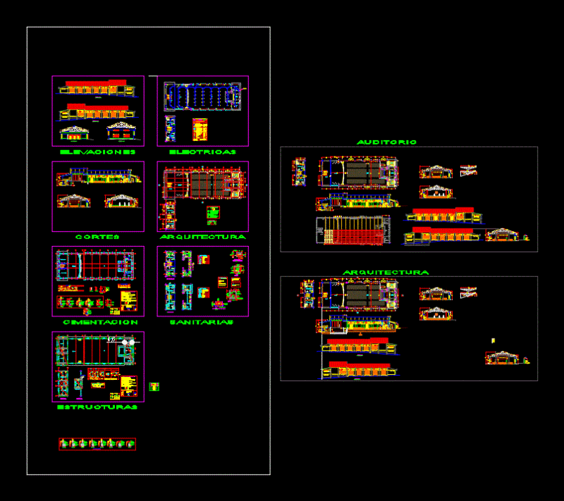 Plano Film In Mall DWG Detail for AutoCAD