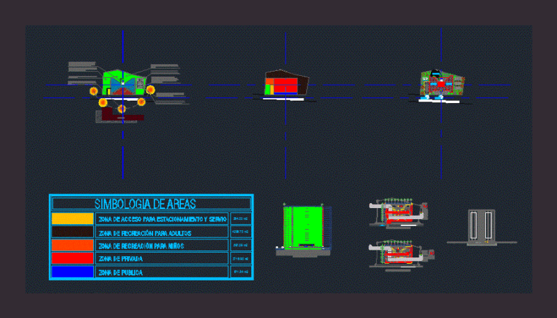 Plano Parking DWG Block for AutoCAD