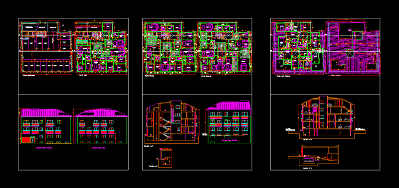 Plans Multifamily DWG Plan for AutoCAD