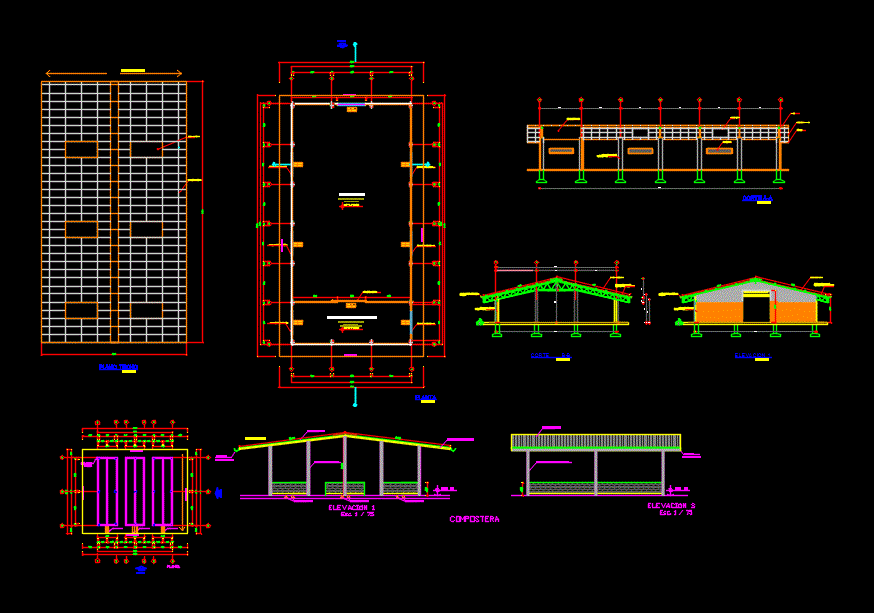 Plans Warehouse DWG Plan for AutoCAD • Designs CAD
