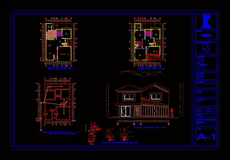 Plant Architectural Bedroom House DWG Block for AutoCAD