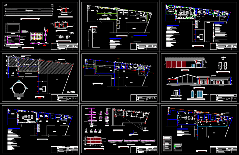 Plant Fish Processing DWG Block for AutoCAD
