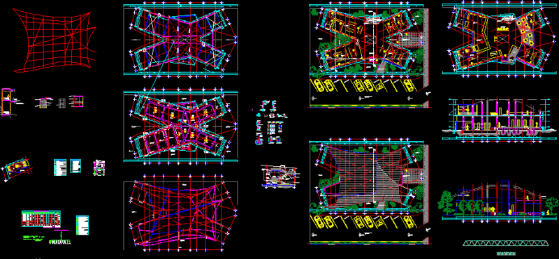 Plant For Paper DWG Section for AutoCAD