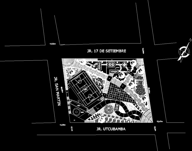 Playground DWG Block for AutoCAD