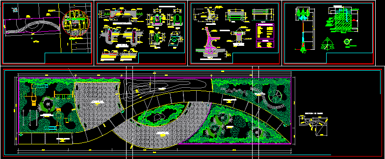 Plaza Or Public Square DWG Full Project for AutoCAD • Designs CAD