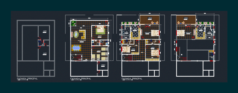 Plot House / SÍTio DWG Block for AutoCAD