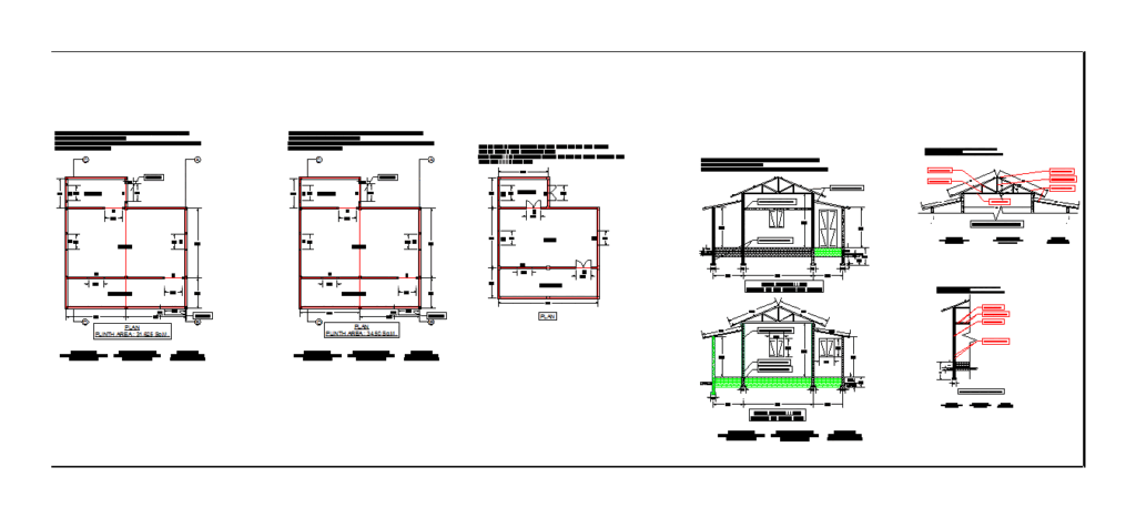 Pmay – G House DWG Section for AutoCAD