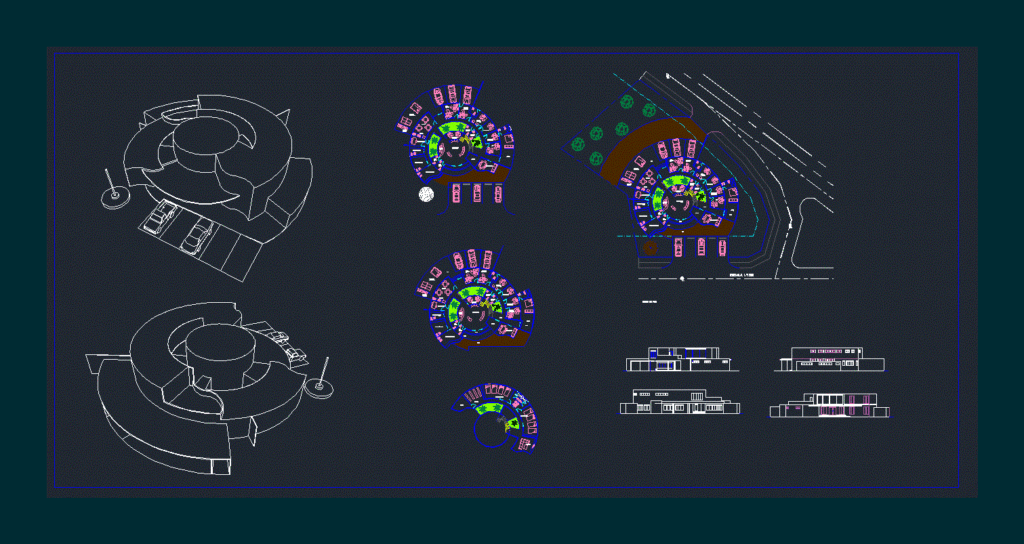 Police Station 3D DWG Full Project for AutoCAD