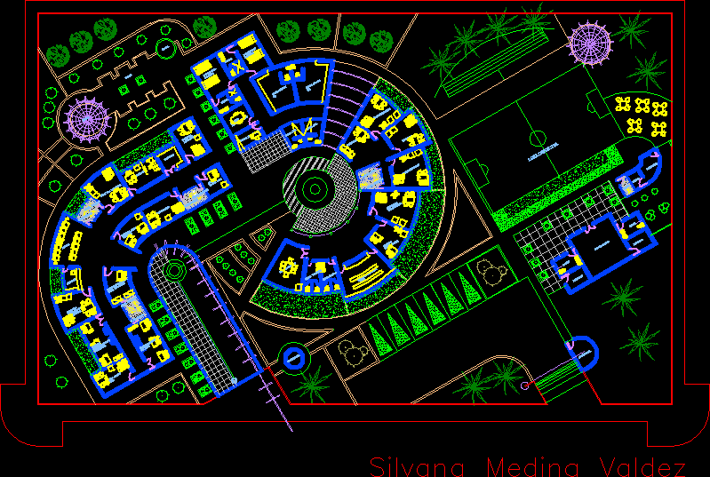 Housing Master Plan In AutoCAD Download CAD Free KB), 54% OFF