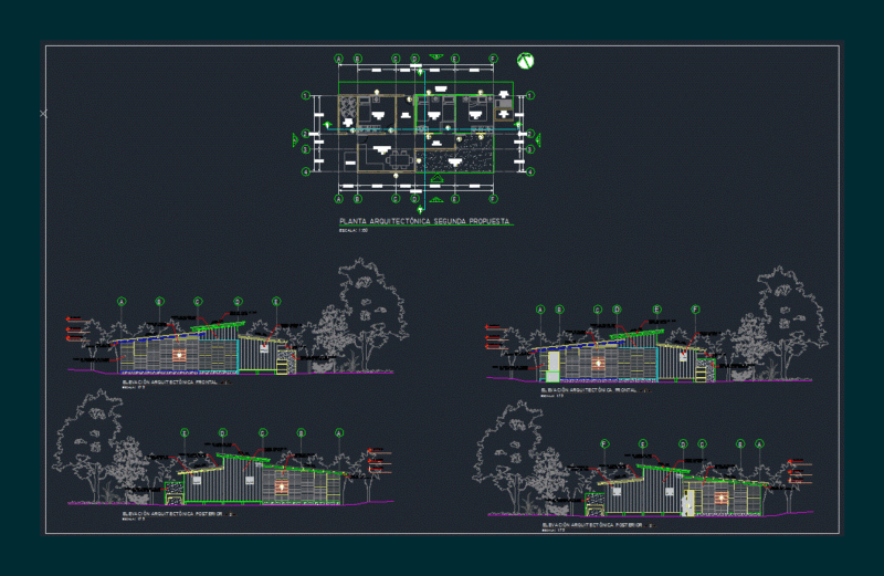 Polines Homestead DWG Block for AutoCAD