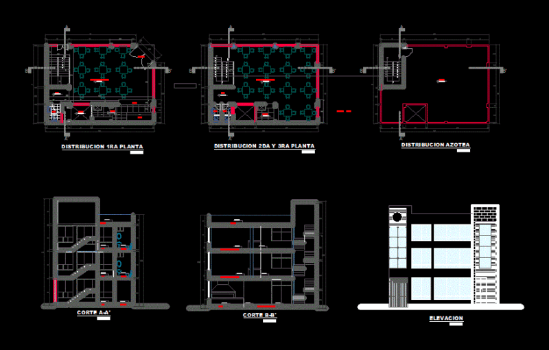 Polleria – Architecture DWG Section for AutoCAD