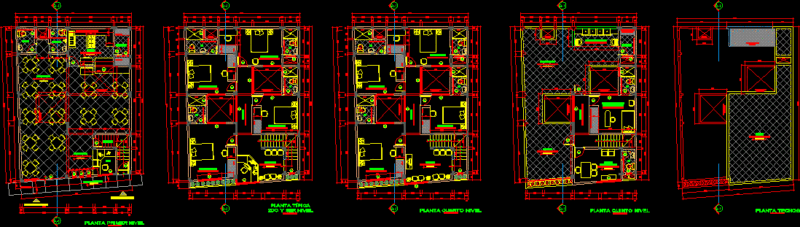 Pomamba Hotel DWG Section for AutoCAD