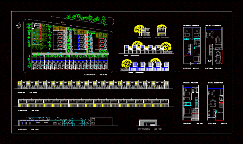 Popular Housing DWG Block for AutoCAD