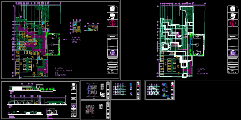 Popular Social Center DWG Block for AutoCAD