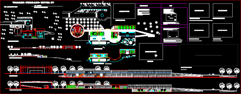 Postgraduate Classroom – Project DWG Full Project for AutoCAD
