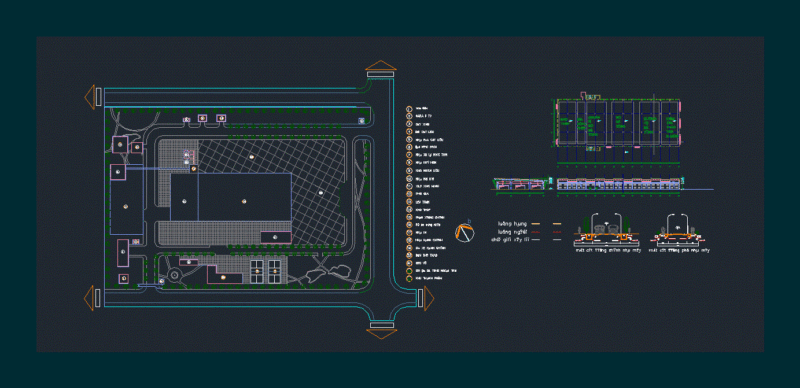 Precast Concrete Factory DWG Block for AutoCAD