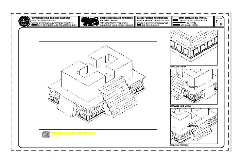 Precinct 12; Yaxha DWG Block for AutoCAD