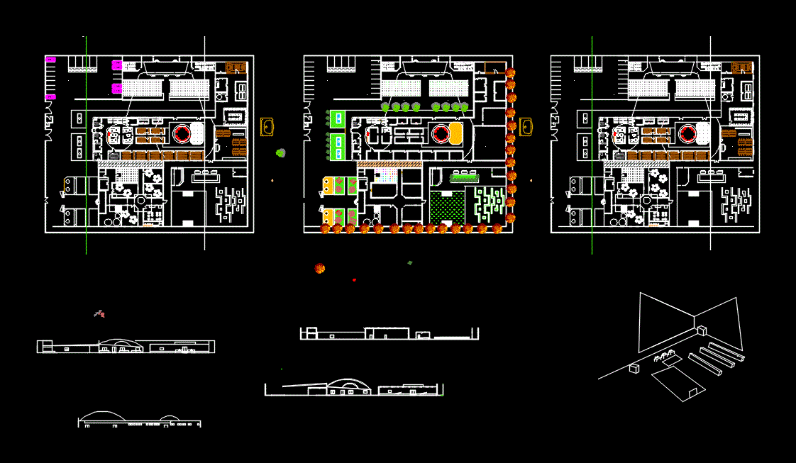 Проект школы dwg