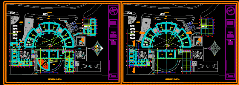 Primary School with 12 Classrooms: Floor Plans and Site Layout