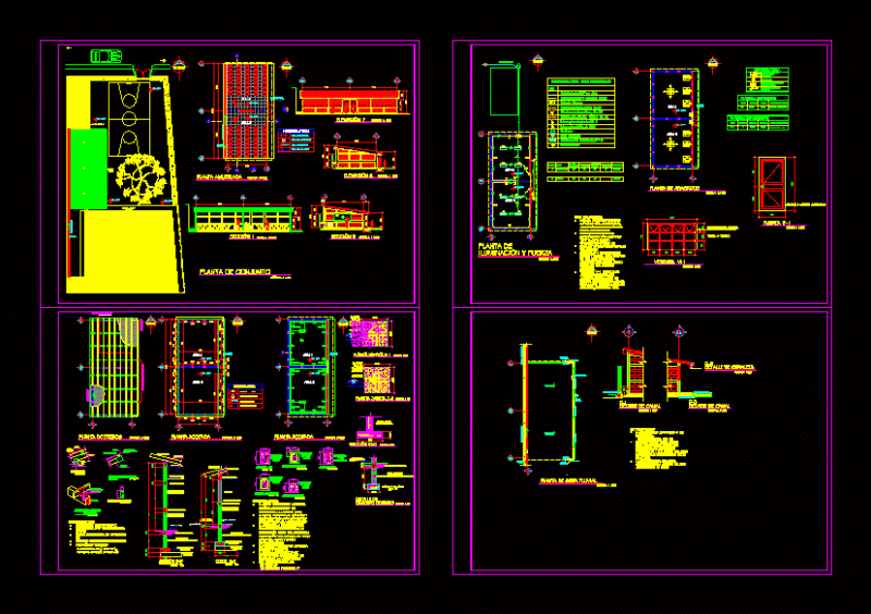 Primary School Classrooms DWG Plan for AutoCAD