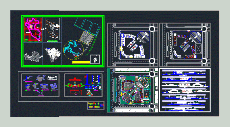 Primary School DWG Block for AutoCAD