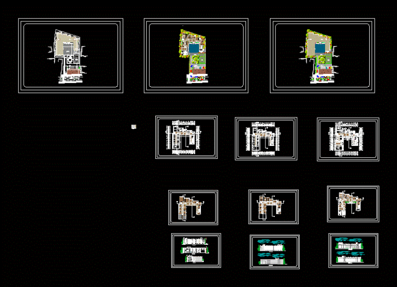 Primary School DWG Block for AutoCAD