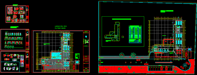Primary School DWG Block for AutoCAD