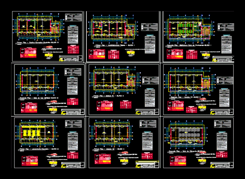 Primary School DWG Plan for AutoCAD