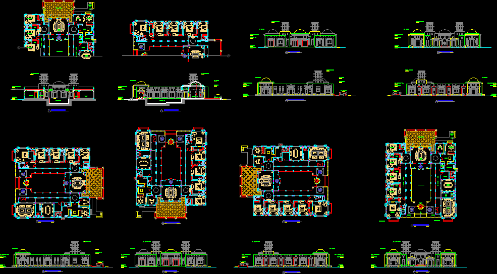 Private Palace DWG Block for AutoCAD • Designs CAD