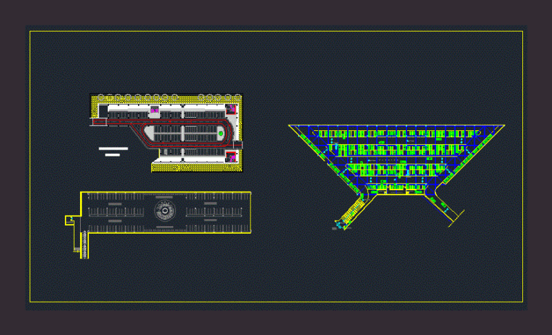 Private Parking DWG Detail for AutoCAD