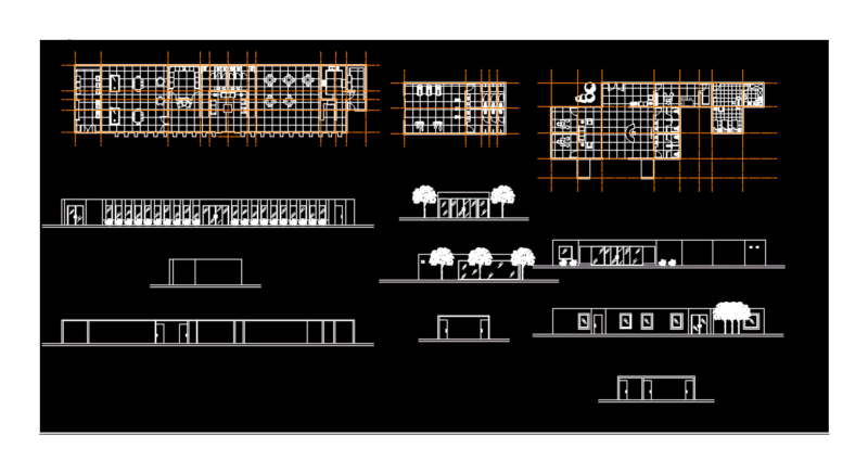 Private Seniors DWG Block for AutoCAD