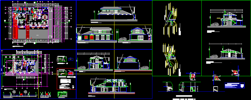 Professional Office DWG Section for AutoCAD